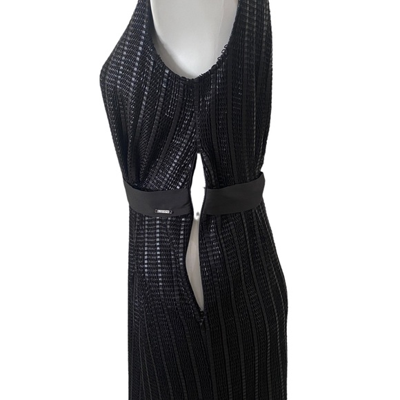 LIU JO textured mini black dress sz EU 42 - textured - low back - sleeveless - Picture 10 of 12